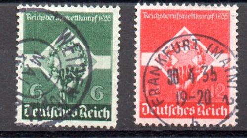 Alemania Imperio Nº Yvert 530/31 Nº MIchel 571/72 (o)